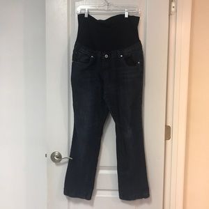 Lilac maternity jeans